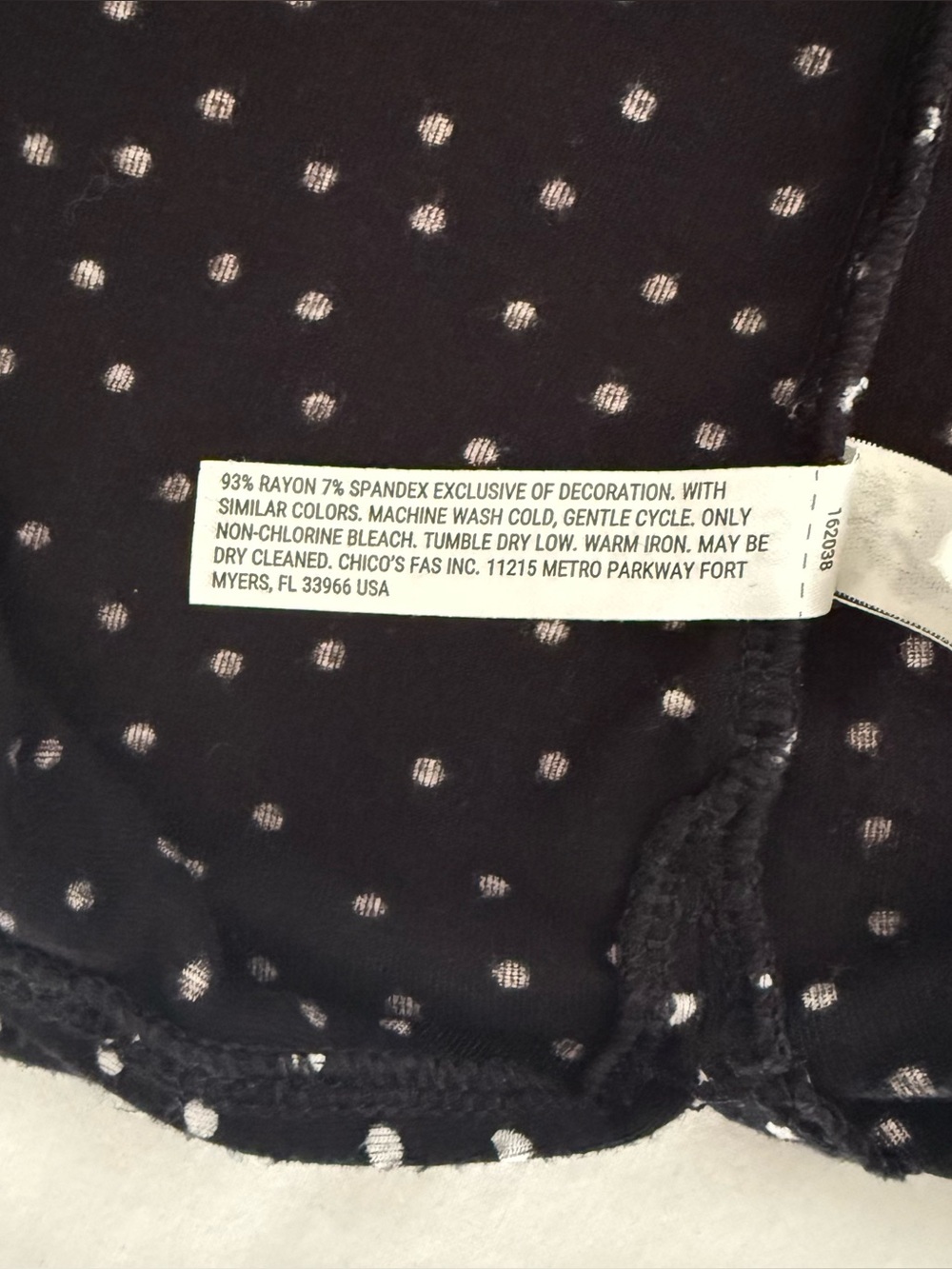 Soma Black Polka Dot V-Neck Short Sleeve Soft Pajama Top Size M - Picture 9 of 9